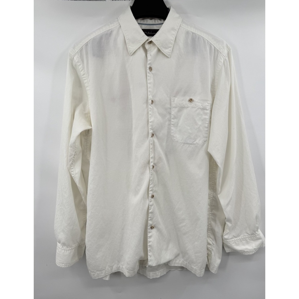 Tommy Bahama Shirt Mens Medium 18 Golf Golfer Lip Out Embroidered - Picture 5 of 8